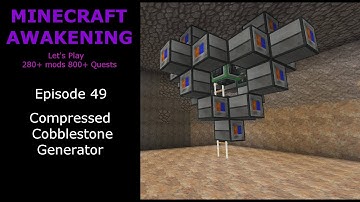 Minecraft Awakening Eph49 Compressed Cobblestone Generator