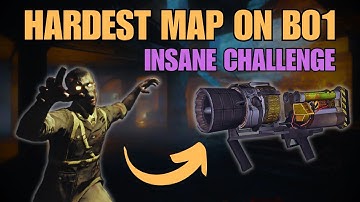 The Hardest Map In Black Ops 1 Zombies (CRASHOUT SESSION)