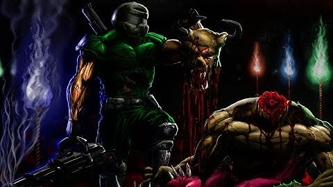 Lets Play Brutal Doom Doom2 Hell on Earth Level 2 Underhalls