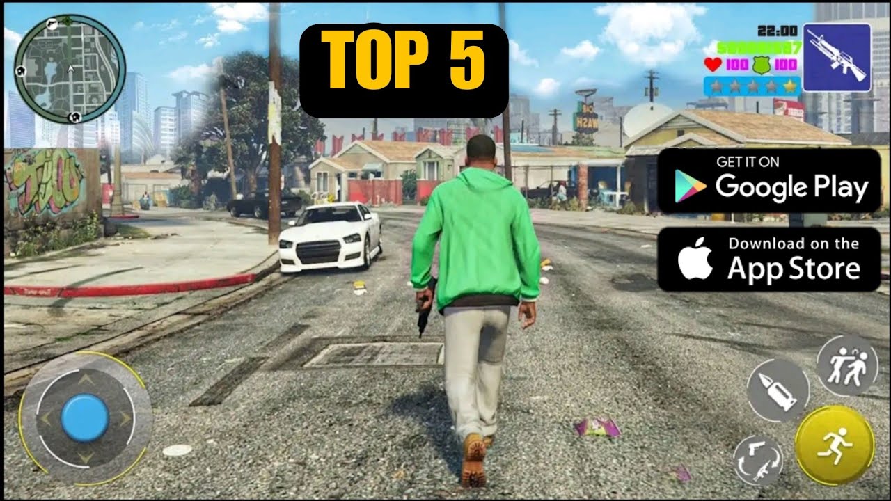 Top 5 GTA V Games For Android mobile 2023 | Best Open World Mobile ...