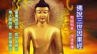 佛說三世因果經  如是因 如是果~~~知因知果  改造命運