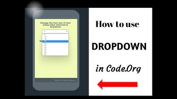 Learn how to use Dropdown in Code.org | App Lab | Easy App using Dropdown | Coding with Juniors