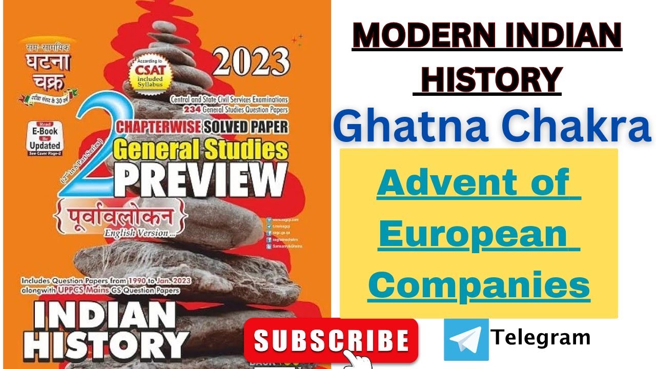 Advent of European Companies | Ghatnachakra Modern History of India # ...