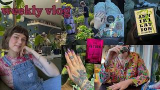 musings on turning 34, nail fail, hobby stacking, & thrift haul 🕯️💅🖤