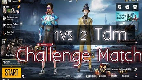 |My friend call me noob _and / challenge me 1 vs 2 tdm match