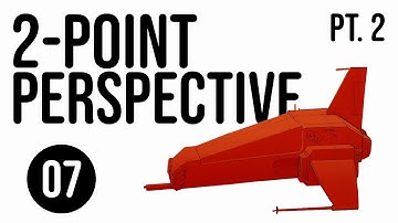 Drawing Primitive Forms From Imagination 07 - understanding 2-point perspective - pt.2