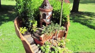 10 Cute natural miniature fairy garden ideas