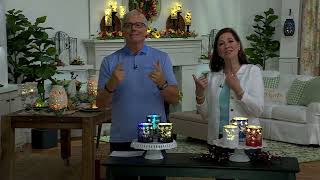 Set of 3 Celebration Fireworks Mini Hurricanes by Valerie on QVC
