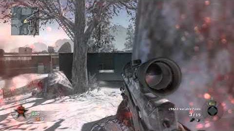 Black Ops FFA Sniper Penetration Kill on Array