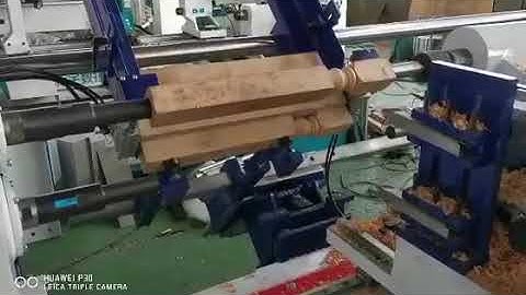 Máy tiện gỗ cnc 2 trục tự động cấp phôi
