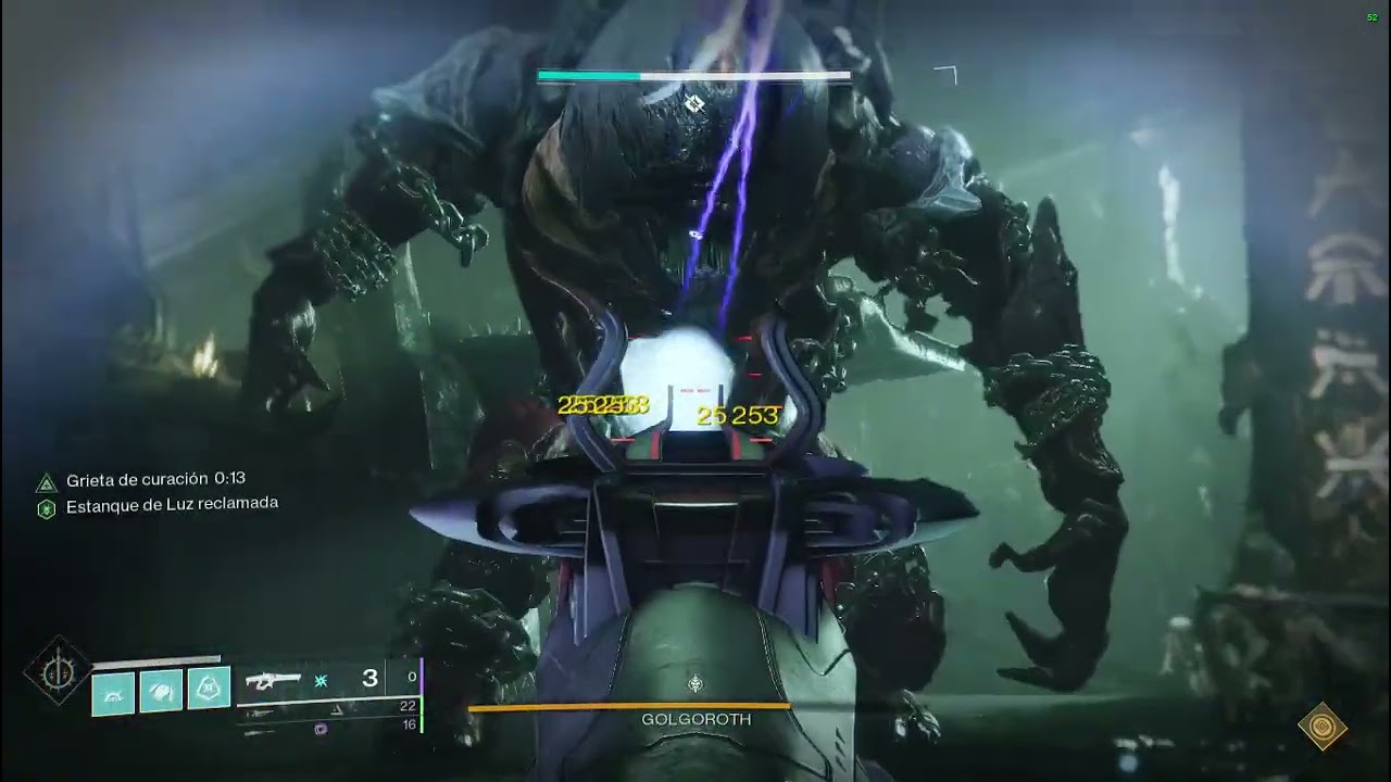 Golgoroth battle (No commentary) - Destiny 2