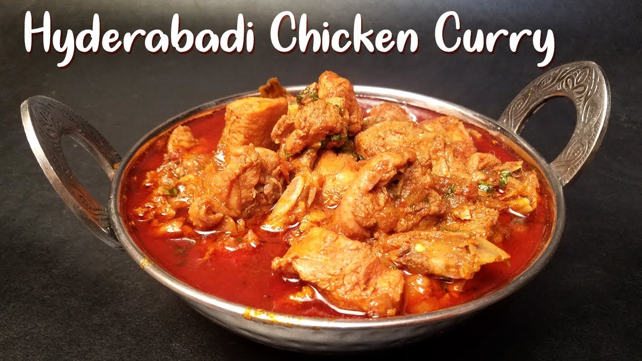 HYDERABADI CHICKEN CURRY BY HYDERABADI RUCHULU | Hyderabadi Ruchulu