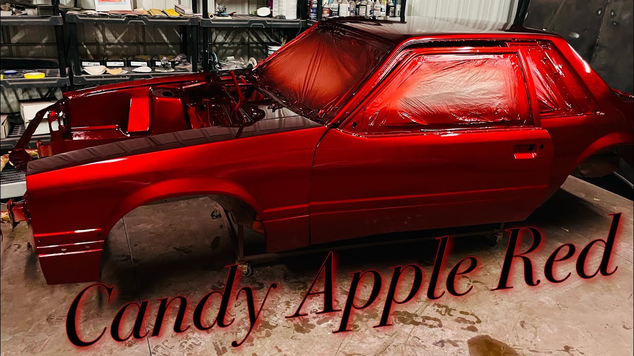 How many gallons of candy apple red will you need for your project
