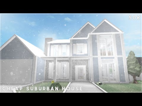 Bloxburg Cheap Suburban House Speed Build Youtube - roblox bloxburg houses 38