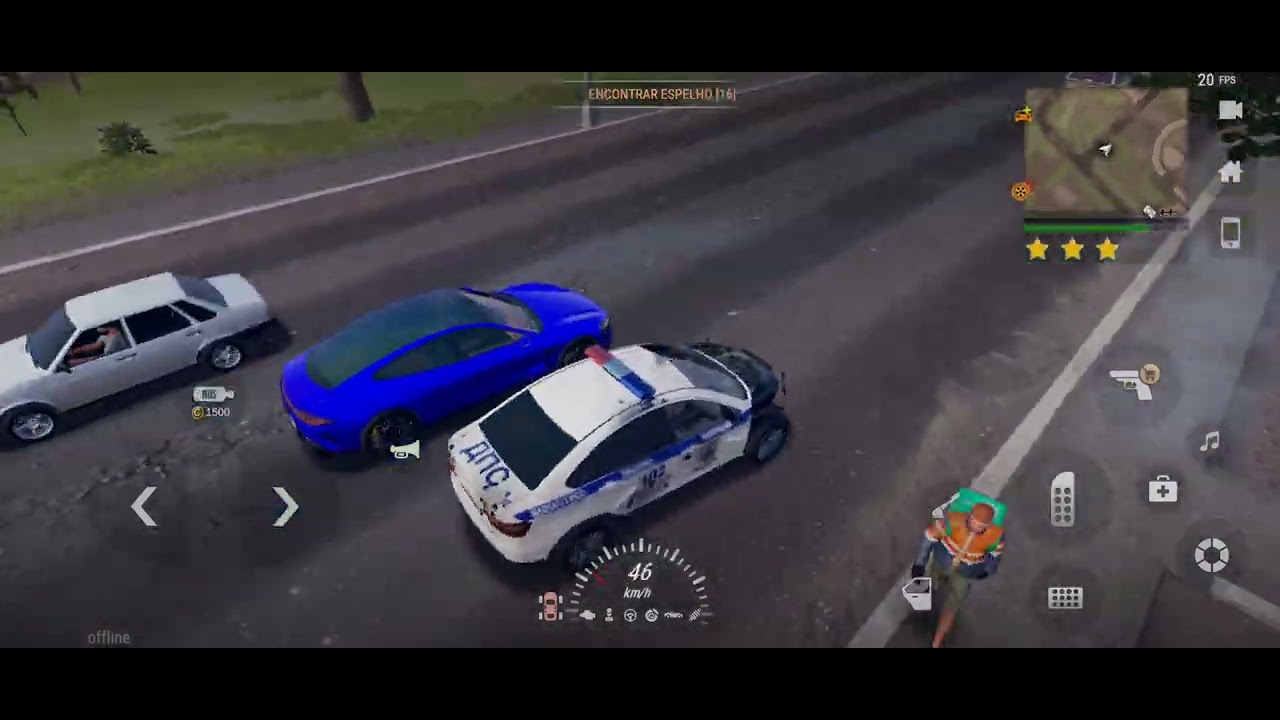 Fiz fuga e no final o carro explidiu kkkkk