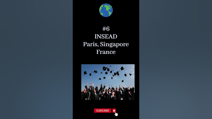 Top 10 Business Schools in the World || MBA Courses ||