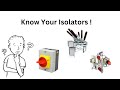 Isolators Explained: The Key to Safe Electrical Systems!