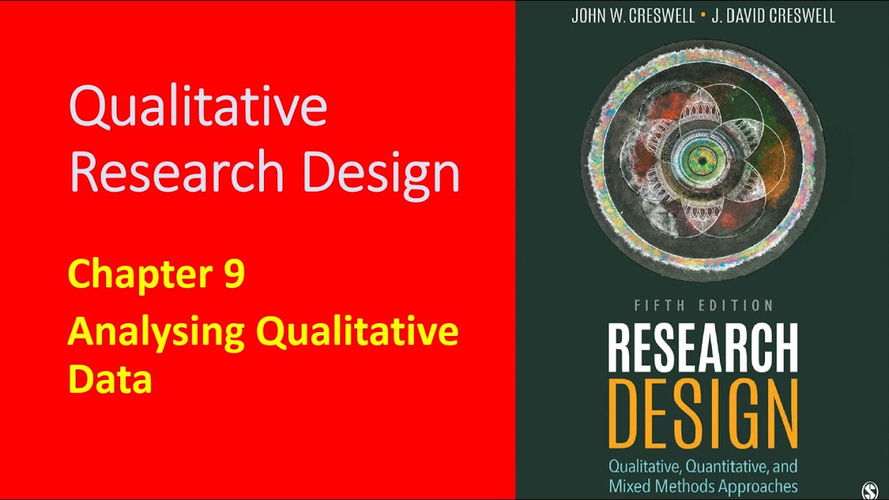 Research Design Creswell | Ch 9 Analyzing Qualitative Data - YouTube
