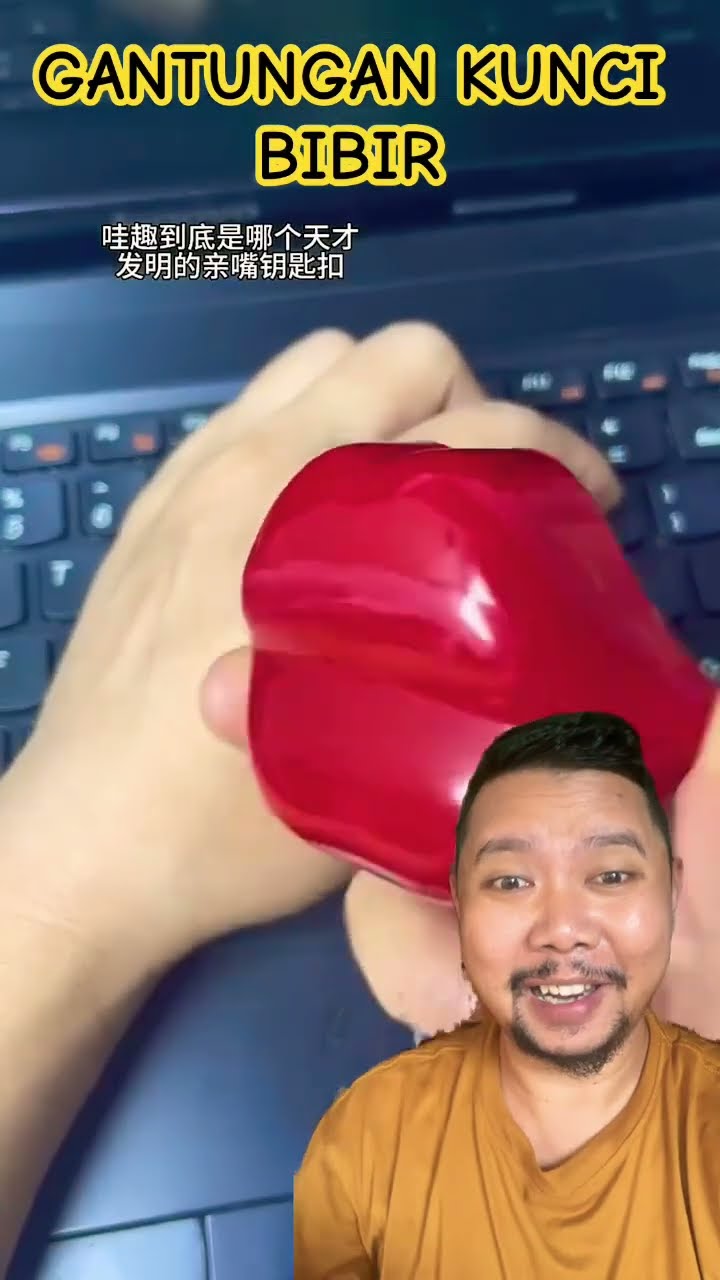GANTUNGAN KUNCI BENTUK BIBIR LUCU!!!??#shortsfeed #shorts #funny #shortsviral
