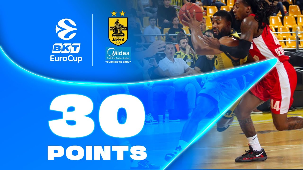 30-POINT GAMES 2024-25 SEASON | David DeJULIUS with 30 points vs. Jerusalem