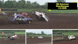 NK Autocross Noordbergum 9-6-2018 Crashes