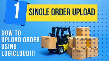 LogiCloud tutorial - 01  || How to upload order using LogiCloud || single order upload || webxpress