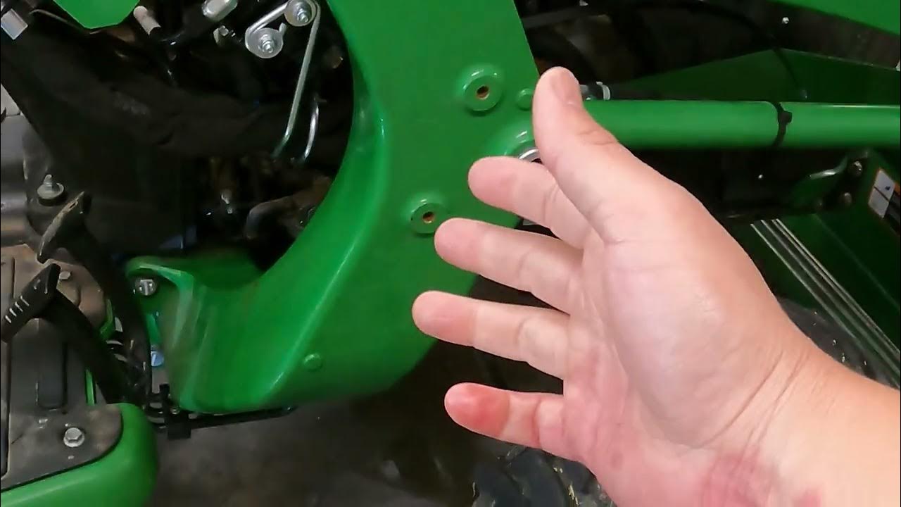 John Deere 3025E 3032E 3038E 3rd function install overview - YouTube