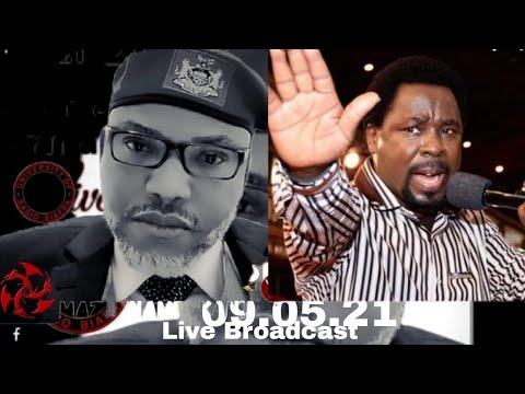 TB Joshua is Fake Prophet. Nnamdi Kanu live broadcast 09.05.2021