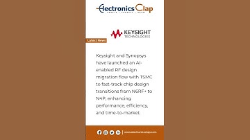 Keysight, Synopsys & TSMC Launch AI-Driven RF Design Flow | N6RF+ ➡️ N4P 🚀 #latestnews #news #ai