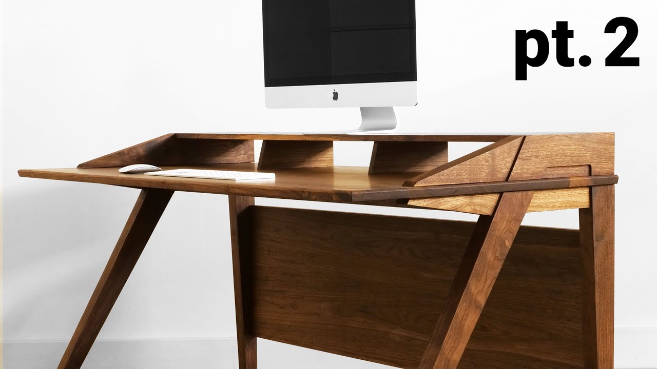 Building a Modern Computer Desk 