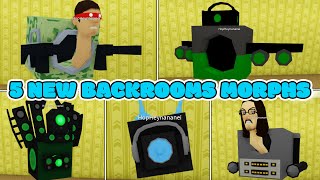 [UPDATE 379] ️ New backrooms morphs! Roblox! How to get all morphs?
