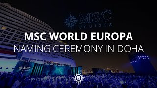MSC World Europa - Naming Ceremony