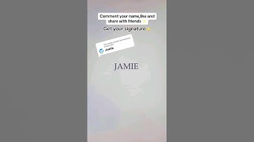 Makeba🔥 signature for JAMIE |simplymindart #short #art