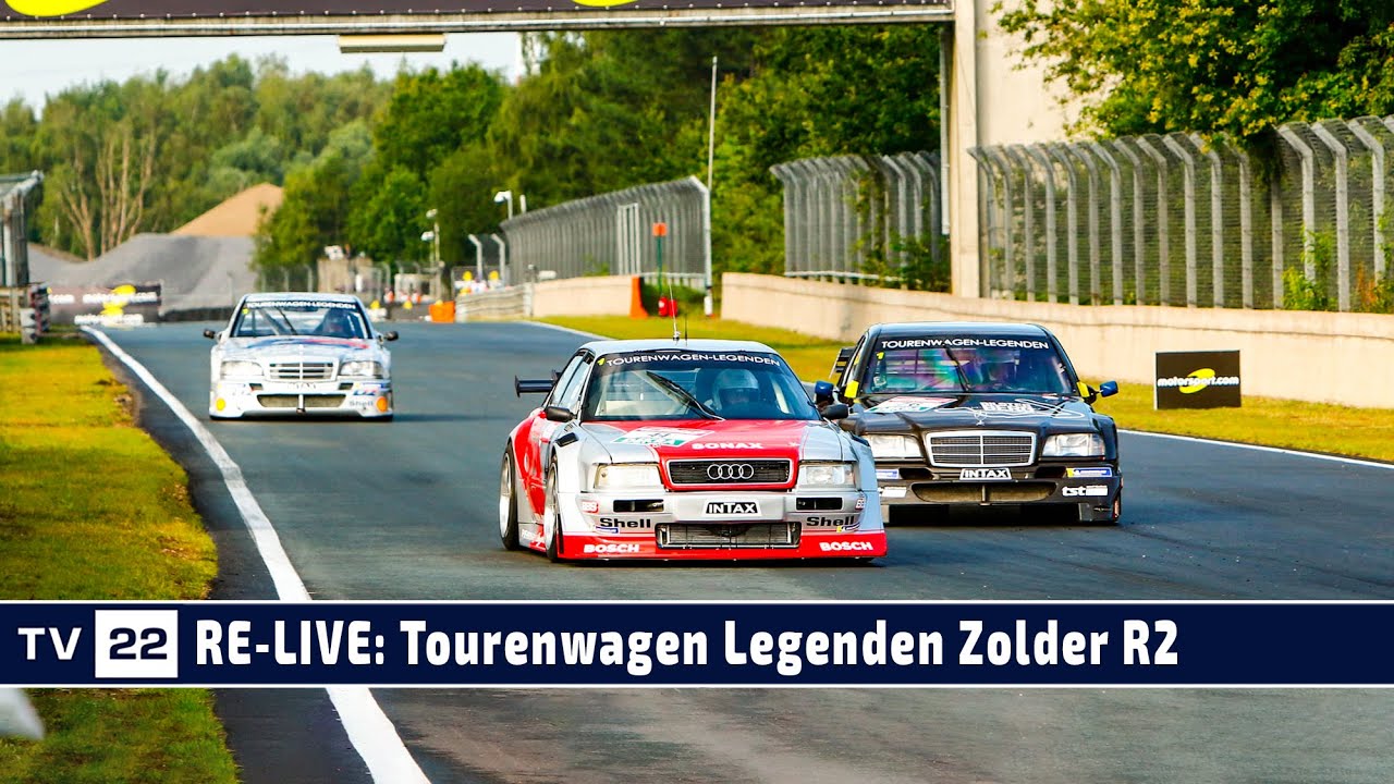 MOTOR TV22: RE-LIVE Tourenwagen Legenden Zolder Rennen 2 2021 | DTM Classic