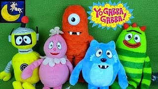 Yo Gabba Gabba Gab N Sing Plush Toys Complete Collection from Spin