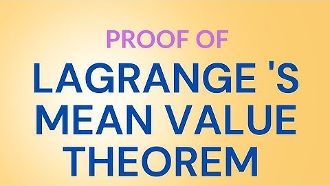 Lagranges mean value theorem proof|Verification#lagrange#meanvaluetheorem#proof#bscmaths 