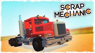 Битва: Строим Грузовик На Поршнях В Scrap Mechanic!!!