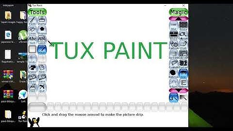 Drip Effect in tux paint