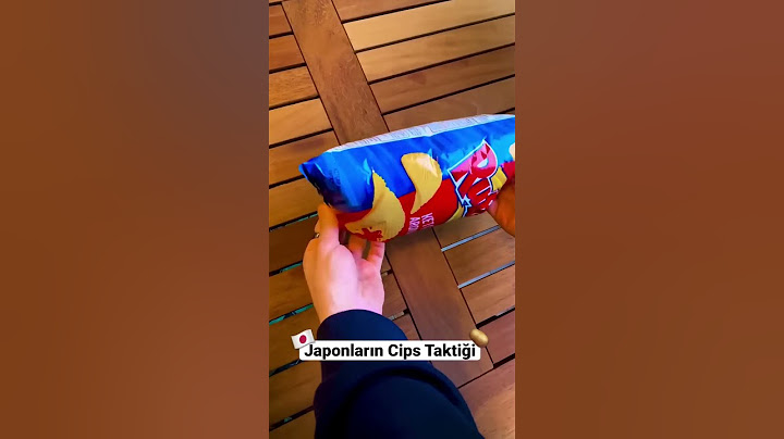 JAPONLAR CİPS PAKETLERİNİ BÖYLE AÇIYORMUŞ!