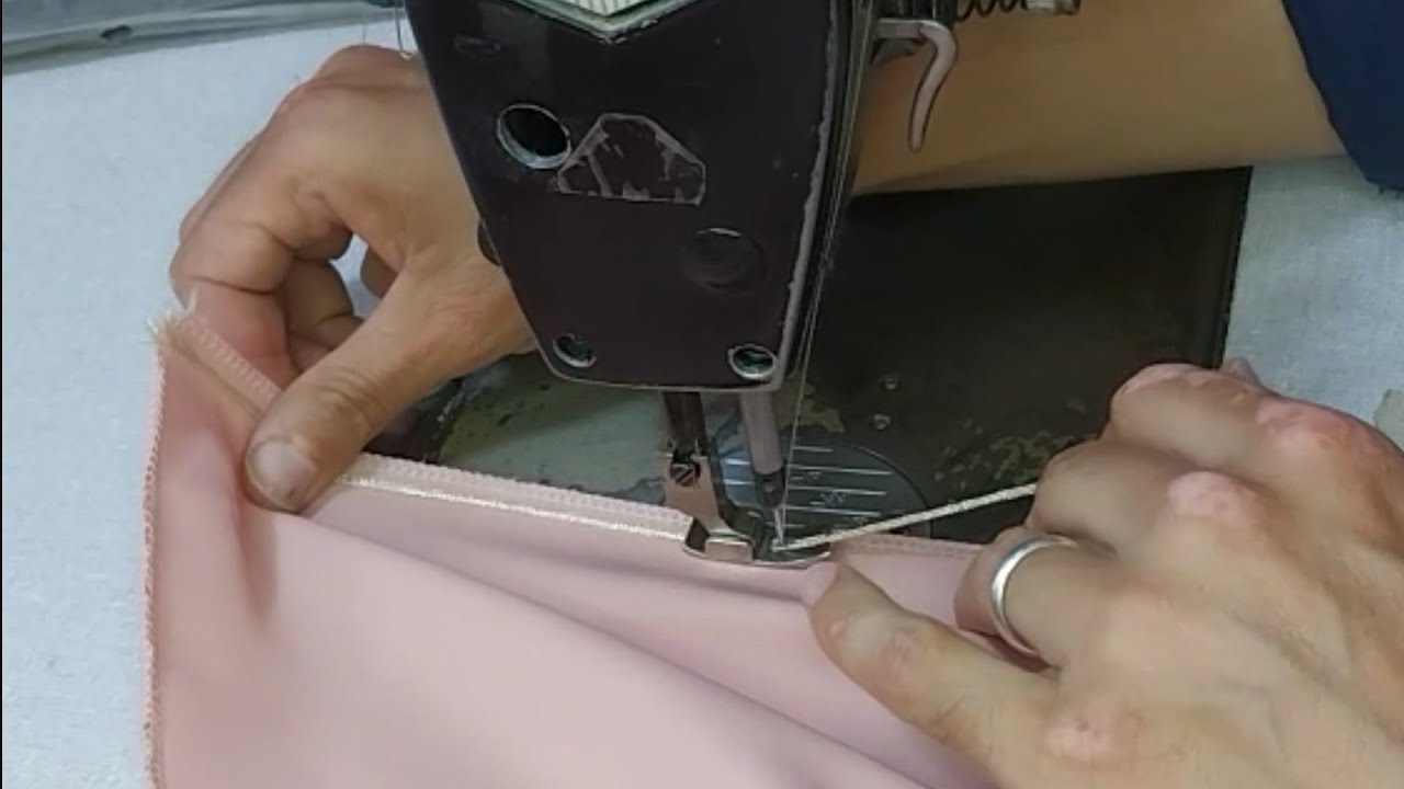 كيفية خياطة قيطان الصقلي مع شرح طريقة ضبط صباط المكينة 👌
