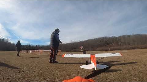 4 Eflite Carbon-Z Cub SS 2.1m GoPro Ariel Video