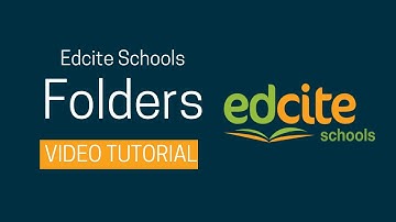 Creating Edcite Schools Folders