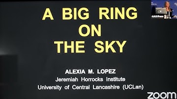 A Big Ring on The Sky: AAS 243rd Press conference.  Alexia M. Lopez 2nd Discovery