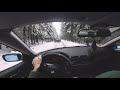 POV BMW 323Ci E46 - winter fun, loud exhaust
