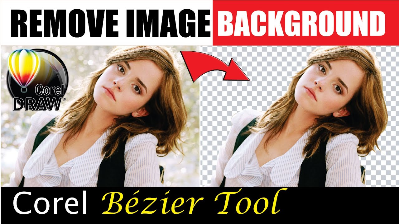 Remove Image Background in Corel Draw - YouTube