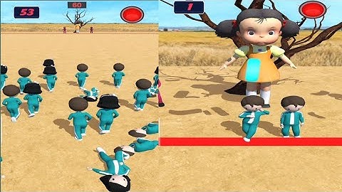 Squid Game 3D 🦞🦞 All Levels Gameplay ( Android, ios )