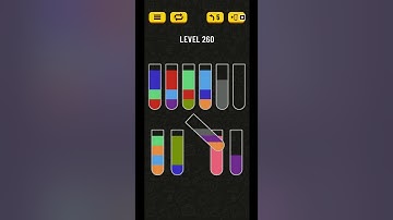 Water Sort Puzzle Level 260 Solved