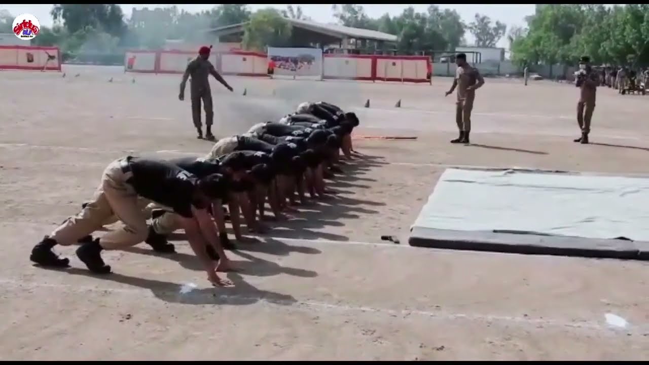 Spu  Sindh police  Army training  police special security unit Karachi senter Raza kabaat