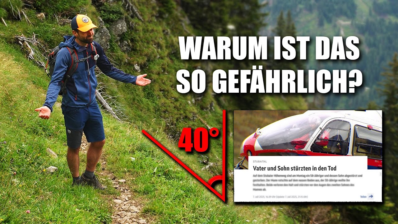 Absturz am Höhenweg – das unterschätzen viele (auch am Stubaier Höhenweg)