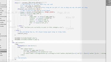 PHP Cơ bản - Tạo 1 hệ thống quản trị dữ liệu CMS đơn giản (60 of 74) page view logic db